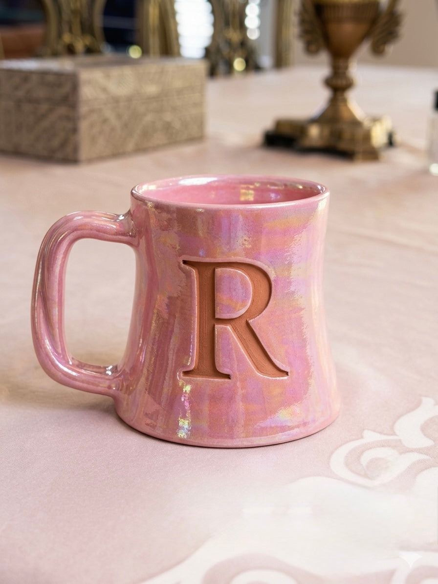 “CandyTwist”mug Custom engraved letter